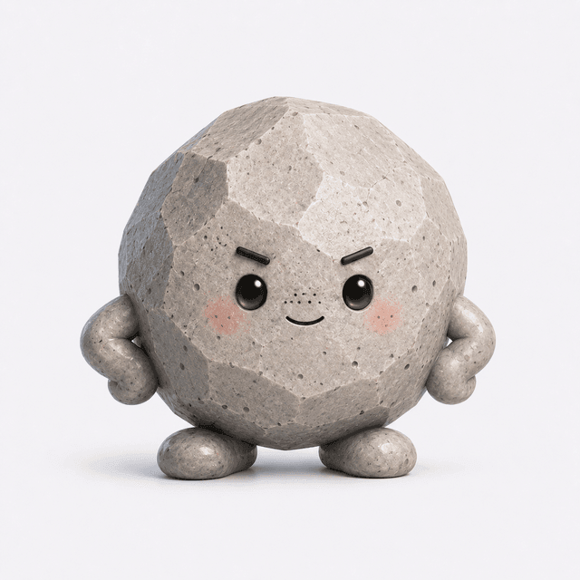 岩石ニキビ跡ちゃん(ORPW)のキャラクター